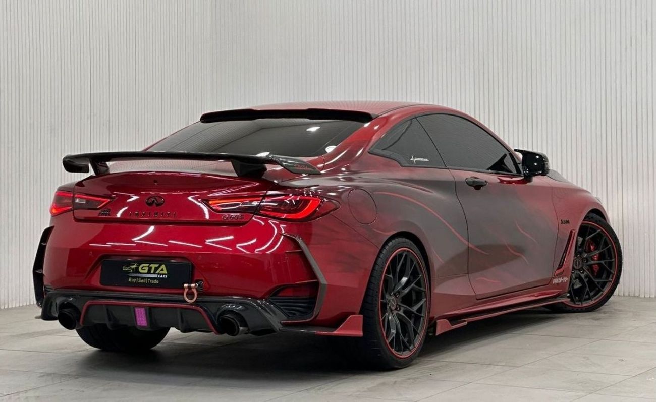 Infiniti Q60 2018 Infiniti Q60 S Red Sport Special Edition, Warranty, Full Infiniti Service History, GCC