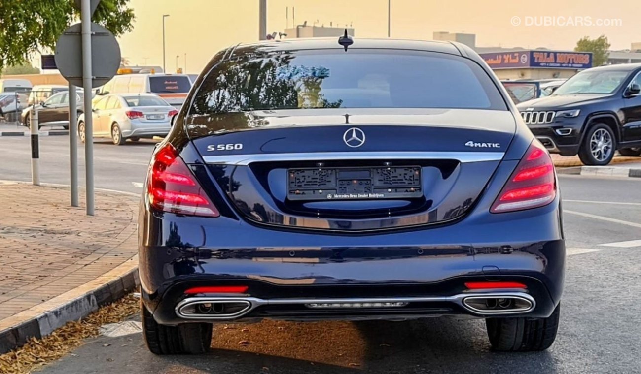 مرسيدس بنز S 560 2018 | Perfect Condition | European Specs | Low Mileage