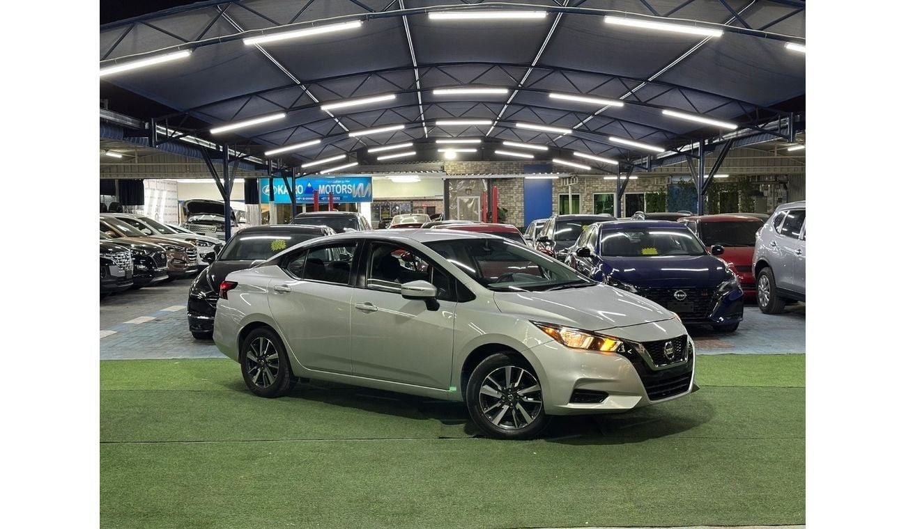 نيسان فيرسا Nissan Versa 2021 1.6L good condition rear camera mileage 97000 km