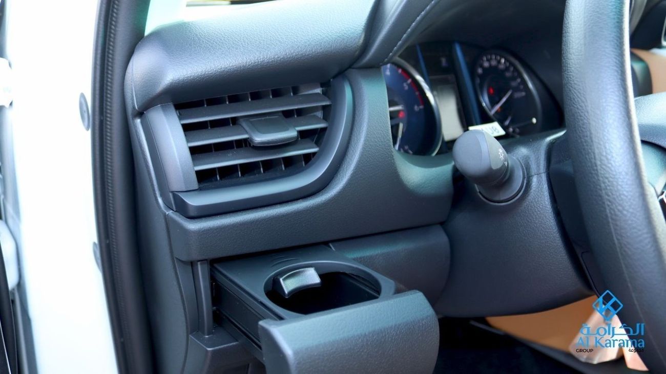 Toyota Fortuner 2.4L DIESEL Engine | 17'Steel Wheels with Cover | 8" DISPLAY AUDIO | GCC Specs