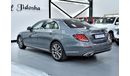 Mercedes-Benz E200 EXCELLENT DEAL for our Mercedes Benz E200 ( E450 Badge ) ( 2020 Model ) in Grey Color GCC Specs
