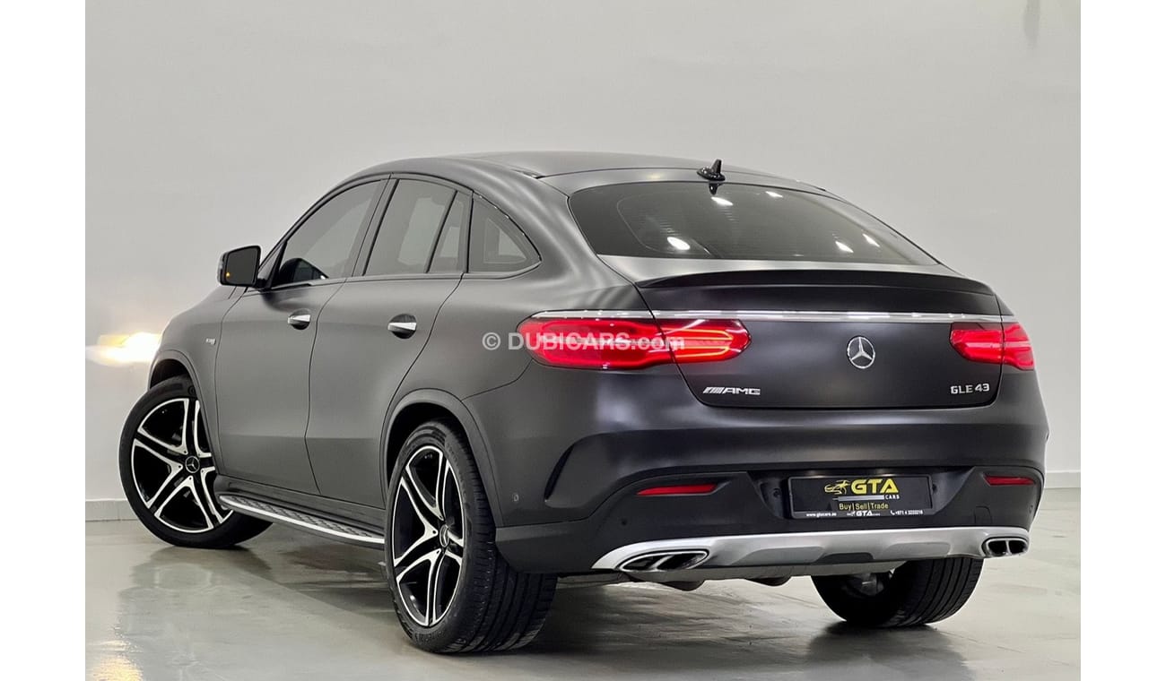 Mercedes-Benz GLE 43 AMG Coupe 2017 Mercedes-Benz GLE 43 AMG, Full Mercedes Service History, Black Matt PPF, Warranty, GCC Sp