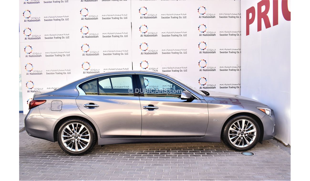 Infiniti Q50 AED 2154 PM | 3.0L LUXURY V6 GCC WARRANTY
