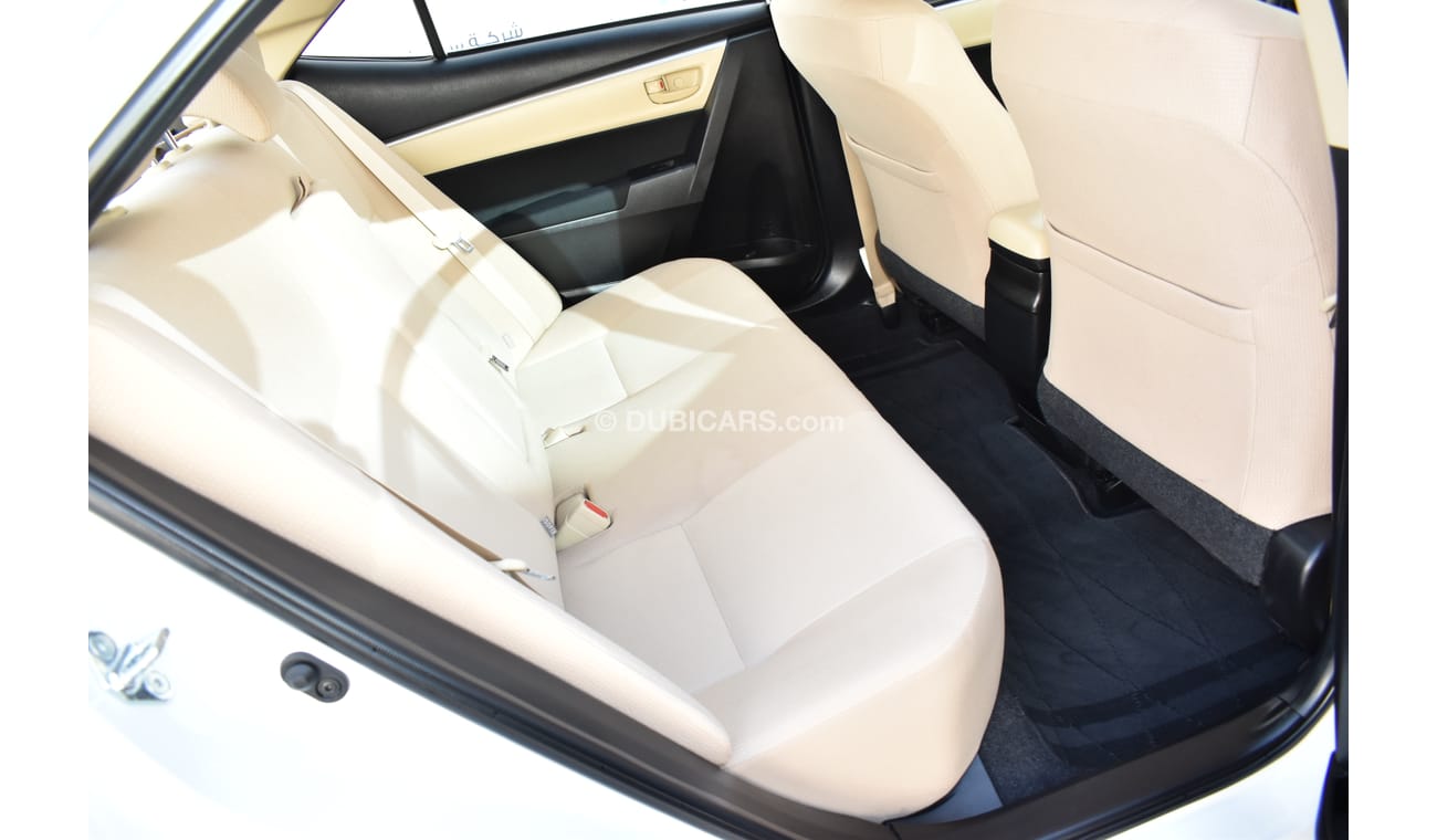 تويوتا كورولا 1.6L SE 2018 GCC SPECS DEALER WARRANTY