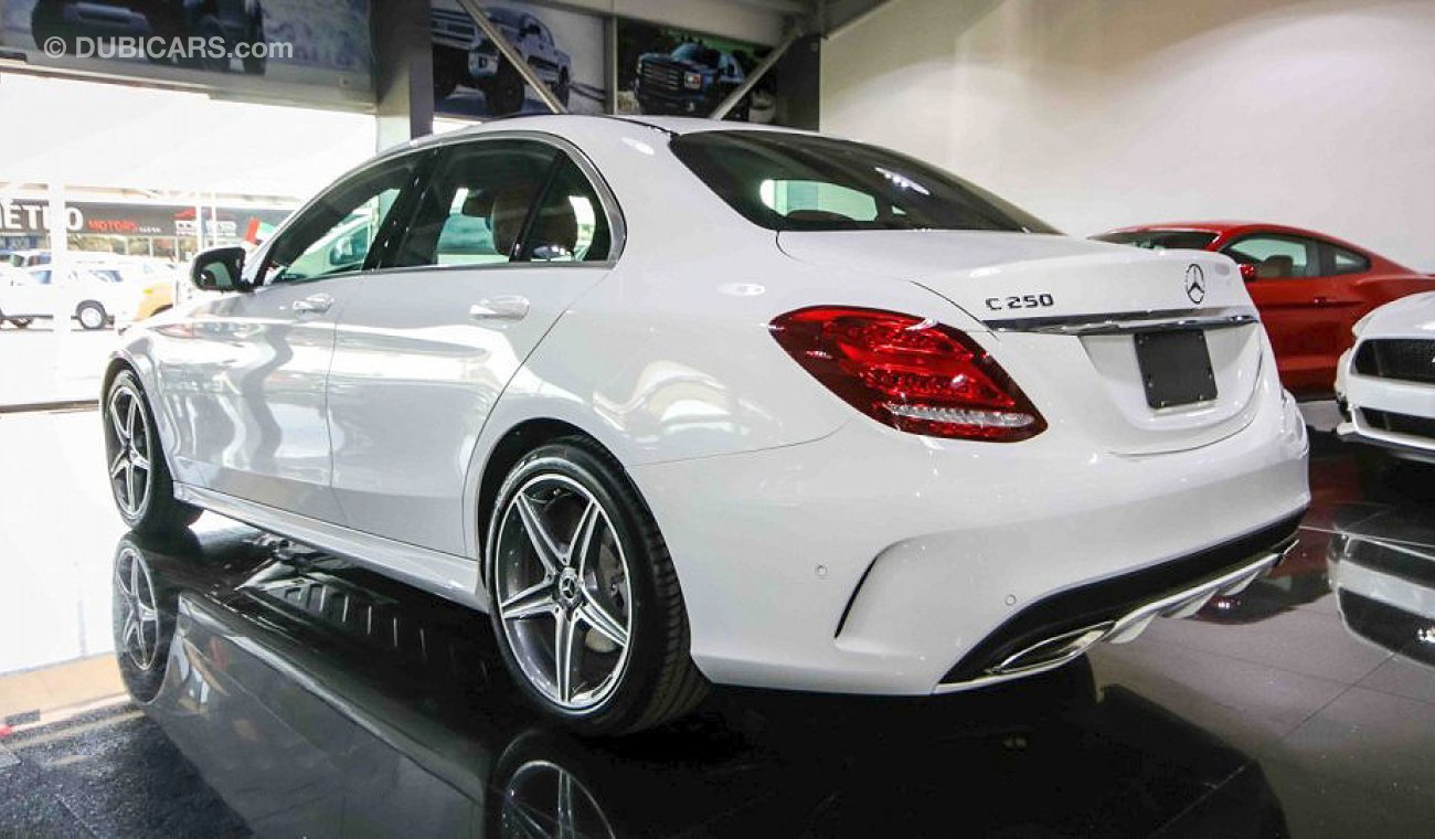 مرسيدس بنز C 250 2018, 2.0 V4-Turbo GCC, 0km with 2 Years Unlimited Mileage Warranty