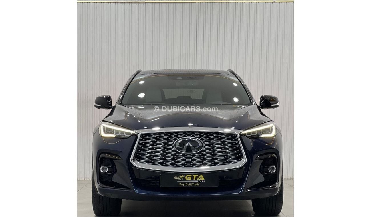 Infiniti QX55 2022 Infiniti QX55 Sensory AWD, January 2026 Infiniti Warranty + Service Contract, Low Kms, GCC