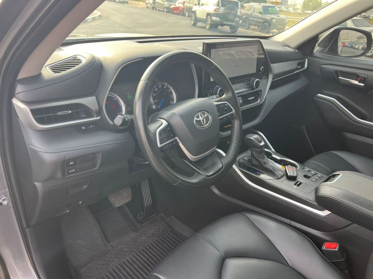 Toyota Highlander 2023 TOYOTA HIGHLANDER HYBRID XLE,  2.5l v4 GASOLINE , SUNROOF LEATHER ELECTRIC SEATS, TRUCK AUTO, 4