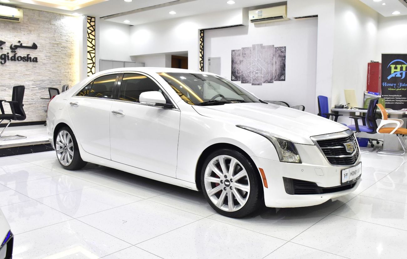 كاديلاك ATS EXCELLENT DEAL for our Cadillac ATS ( 2015 Model ) in White Color GCC Specs