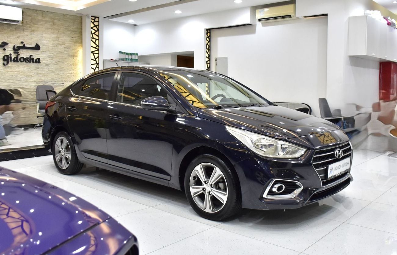 Hyundai Accent GL MID EXCELLENT DEAL for our Hyundai Accent 1.6L ( 2020 Model ) in Blue Color GCC Specs