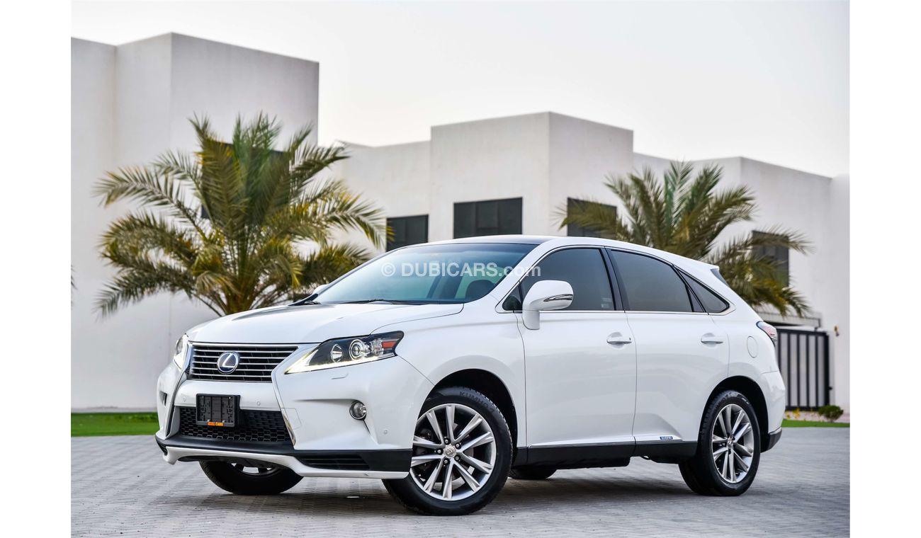 Lexus RX450h Lexus RX-450 Hybrid - 2015 - AED 2,232 P.M. AT 0% DOWNPAYMENT THROUGH BANK FINANCE