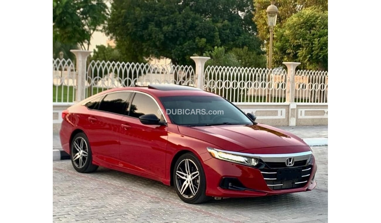 Used Sport Honda Accord 2021 Sunroof (1.5 LTurbo ) GCC Specs , Low