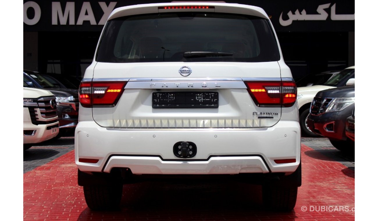 Nissan Patrol (2021) V8 LE PLATINUM,GCC, 05 YEARS WARRANTY + SERVICE FROM WARRANTY FROM LOCAL DEALER