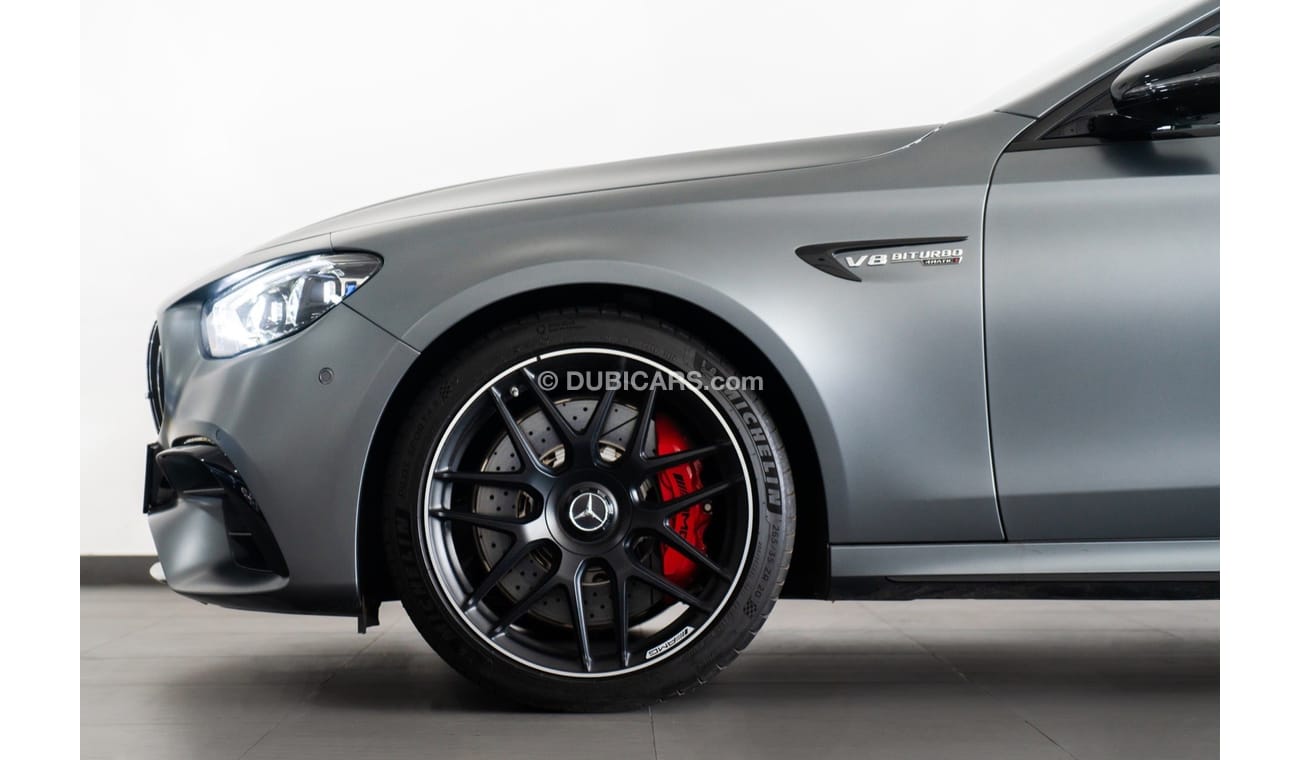 Mercedes-Benz E 63 AMG 4MATIC+ 2021 Mercedes E63S AMG 4 Matic+ / New Delivery Mileage / Mercedes Warranty and Gargash File 