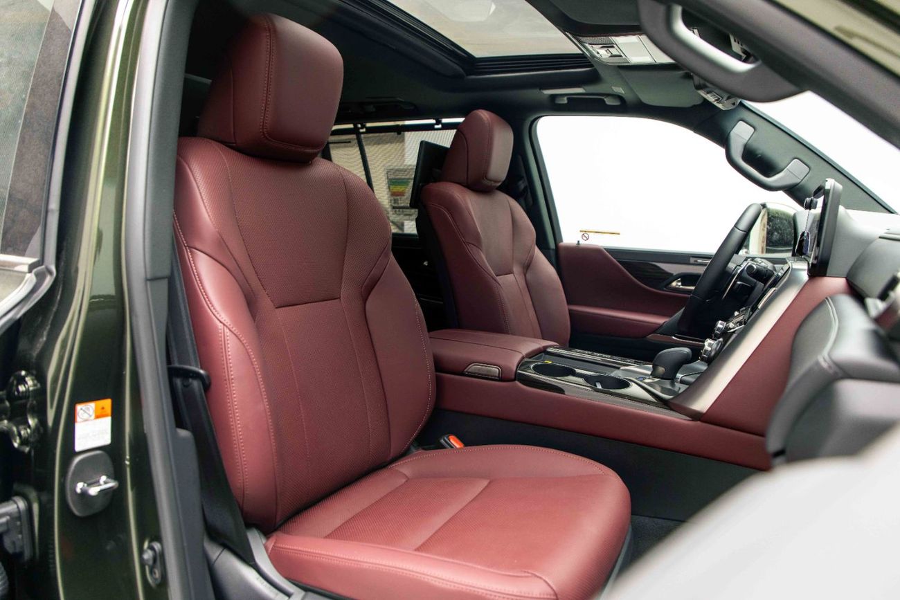 Lexus LX 700h 3.5L - Sonic Quartz Inside Crimson | Export Only