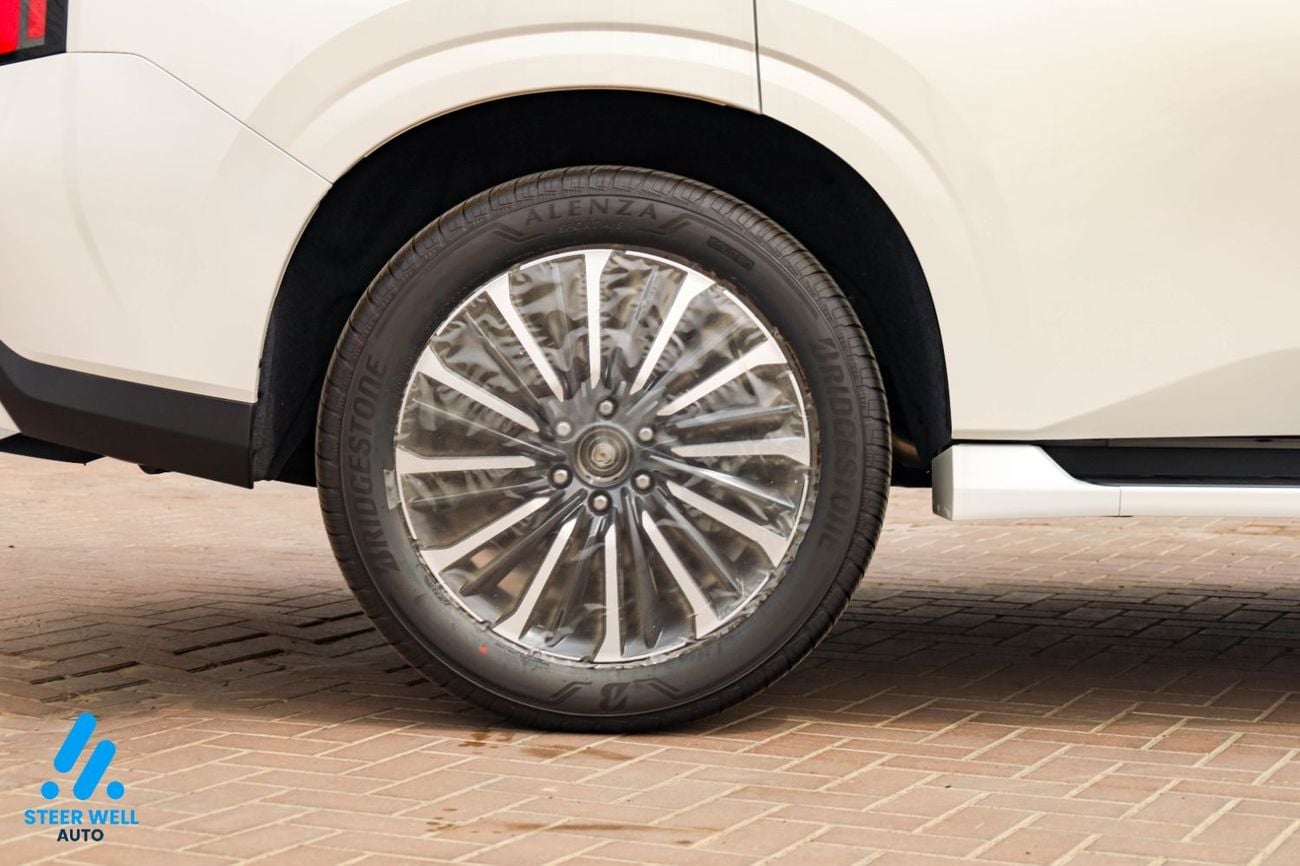 نيسان باترول LE Platinum | GCC | 3.5L V6 | AWD | Tan Inter | 8-Seater SUV | Height Control | Export