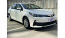 Toyota Corolla 2.0L SE | GCC | FREE 2 YEAR WARRANTY | FREE REGISTRATION | 1 YEAR COMPREHENSIVE INSURANCE