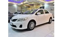 Toyota Corolla EXCELLENT DEAL for our Toyota Corolla XLi 1.6L 2013 Model!! in White Color! GCC Specs