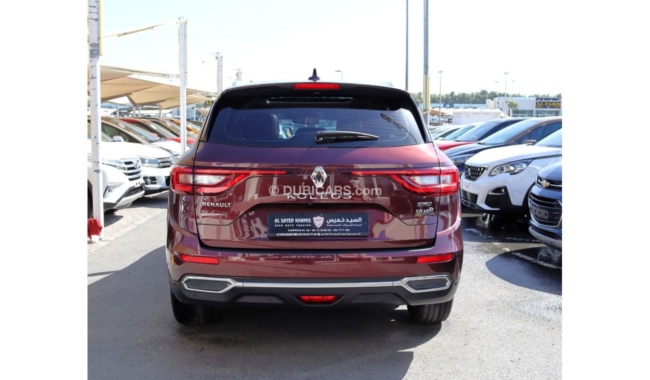 Renault Koleos RENAULT KOLEOS 2018 - FULL OPTION - GCC - ENGINE 2500 CC - ORIGINAL PAINT INSIDE OUT