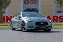 Infiniti Q60 Premium Infiniti Q60 2018 GCC (LOWEST MILEAGE) under Warranty with Flexible Down-Payment.