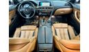 BMW 640i Std 2016 BMW 640i Gran Coupe, Warranty, Full BMW Service History, Fully Loaded, GCC