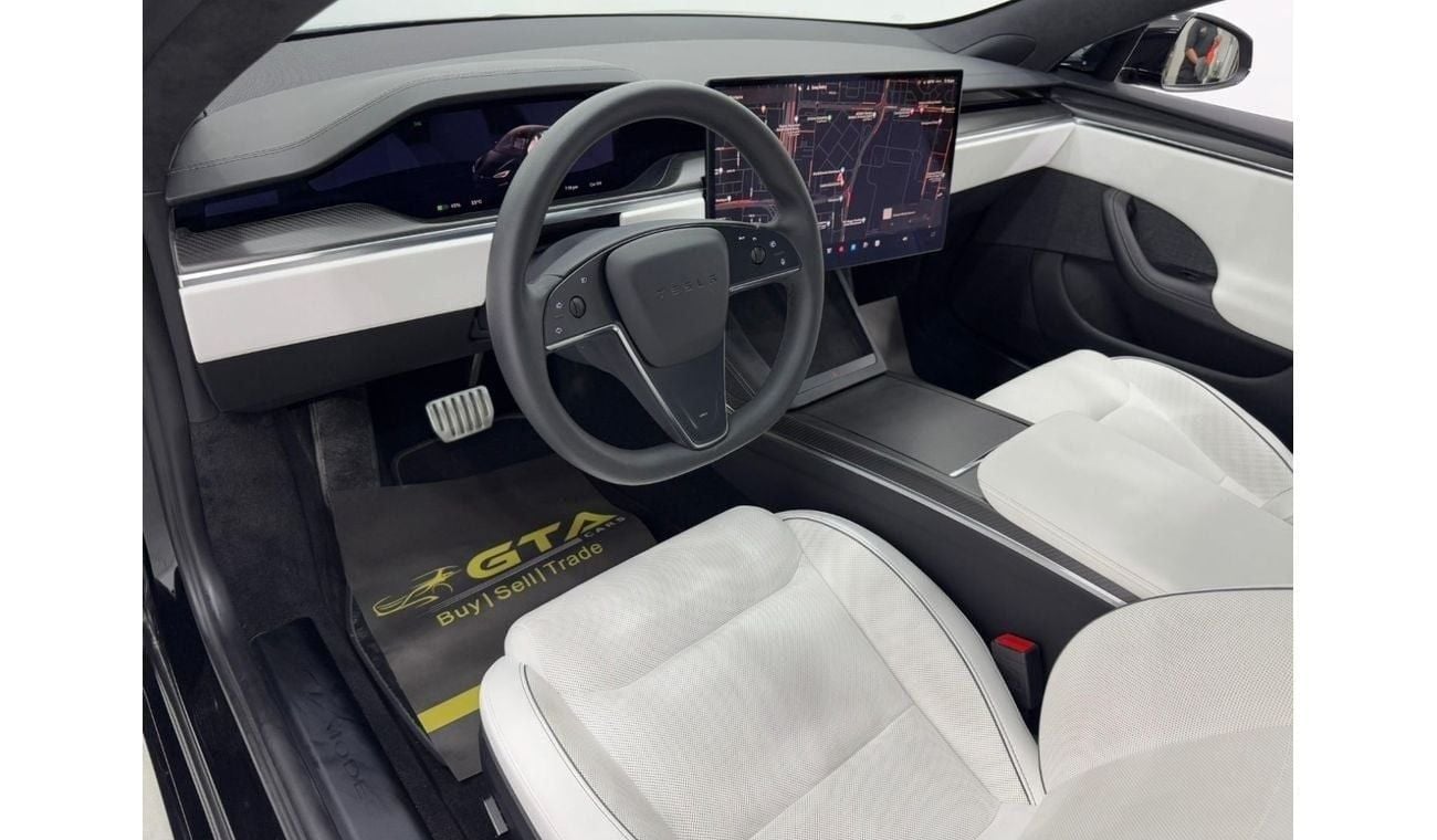 Tesla Model S 2023 Tesla Model S Plaid, Dec 2027 Tesla Warranty, Dec 2031 Battery + Drive Unit Warranty, GCC