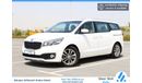 Kia Carnival LX | Grand Carnival | Full Option | 8 Seater | 6 CYL | Excellent Condition | GCC Specs