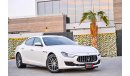 Maserati Ghibli | 3,799 P.M | 0% Downpayment | Perfect Condition | Agency Warranty