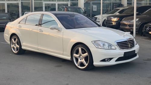 Mercedes-Benz S 500 Mercedes benz S500 model 2009 GCC car prefect condition full option low mileage  panoramic roof lea