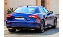 Maserati Ghibli 2016 GCC under Warranty with Zero Down-Payment.