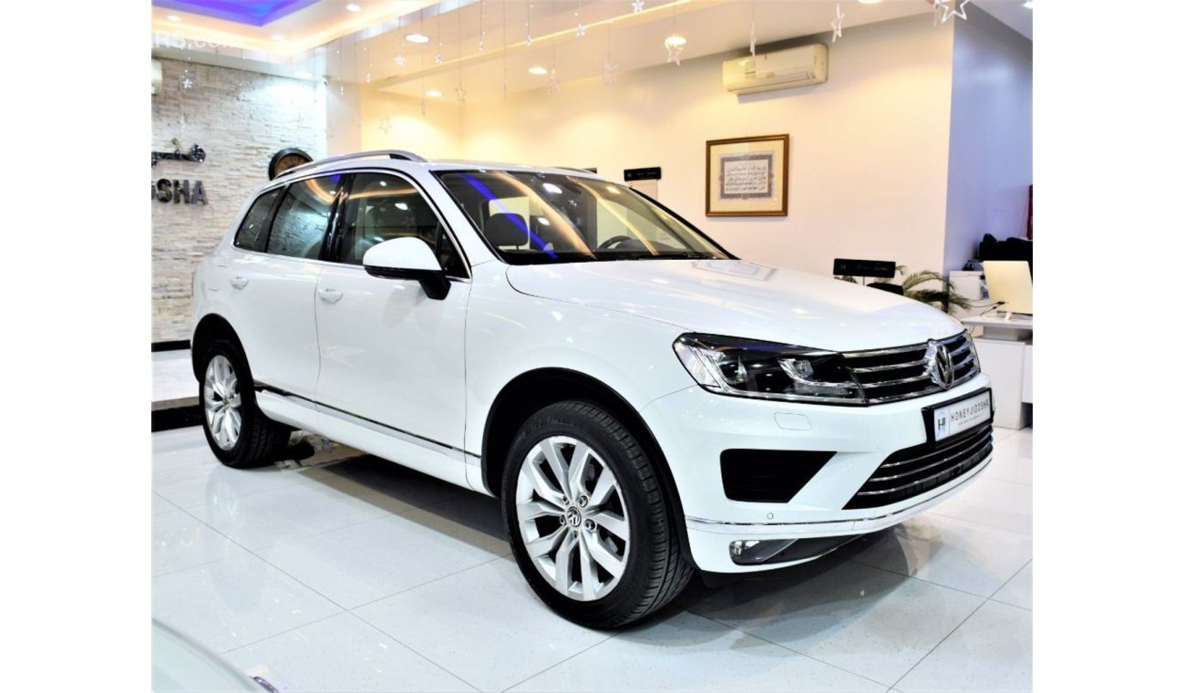 Volkswagen Touareg ONLY 35000 KM ( ORIGINAL PAINT صبغ وكاله ( FULL OPTION ) Volkswagen Touareg 2016 Model!! GCC Specs