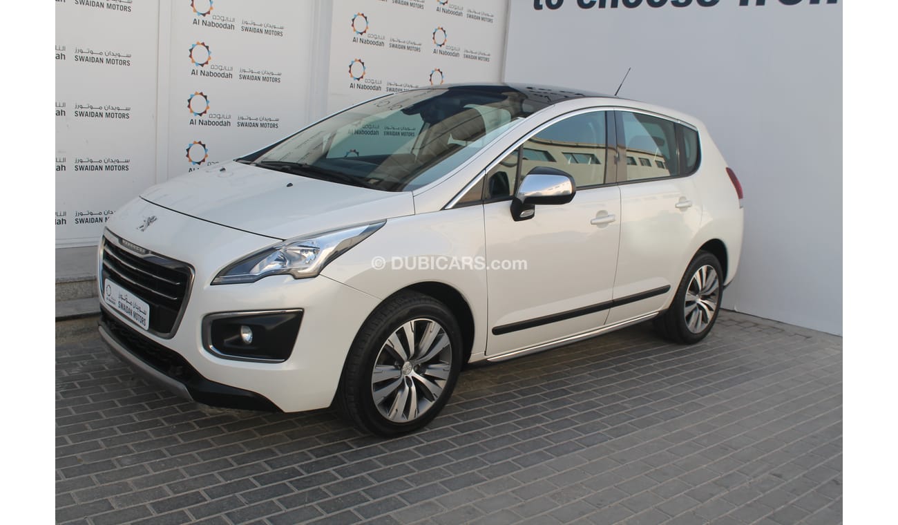 Peugeot 3008 1.6L ACTIVE TURBO 2015 MODEL GCC SPECS