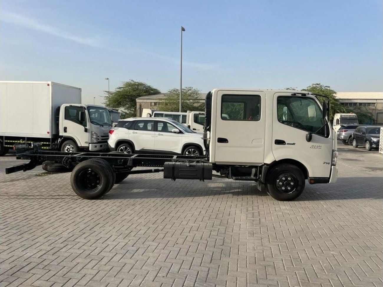Hino 300 Hino 714 Double Cab Chassis with Turbo & ABS  4.2 TON