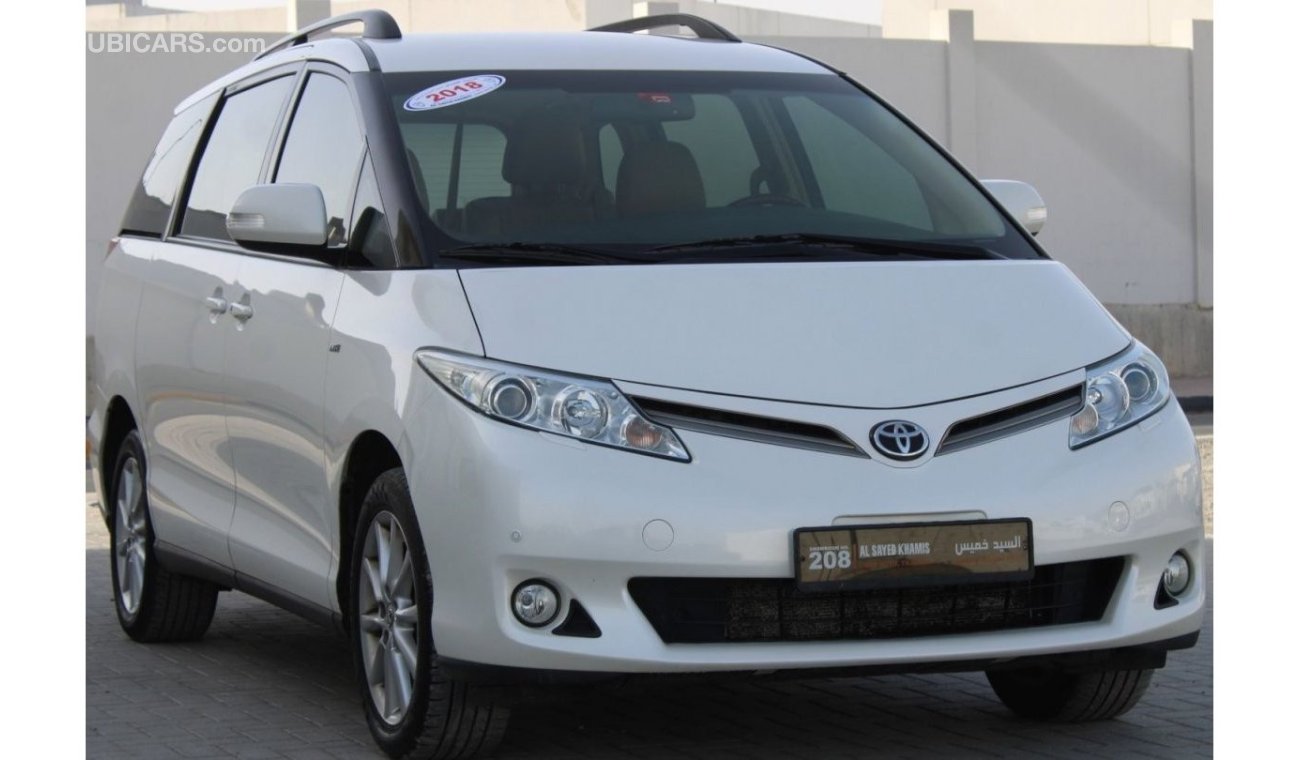 Toyota Previa SE SE Toyota Previa 2018 GCC in excellent condition, full option, without accidents