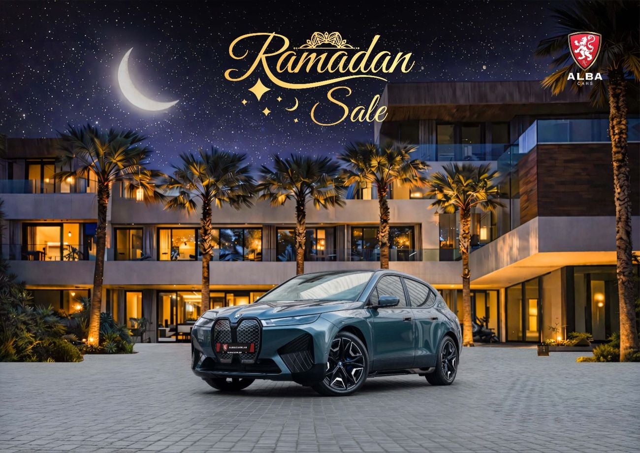 بي أم دبليو iX IX xDrive40 | 3,917 P.M | 0% Downpayment | Agency Warranty 2027! | Ramadan Offer!