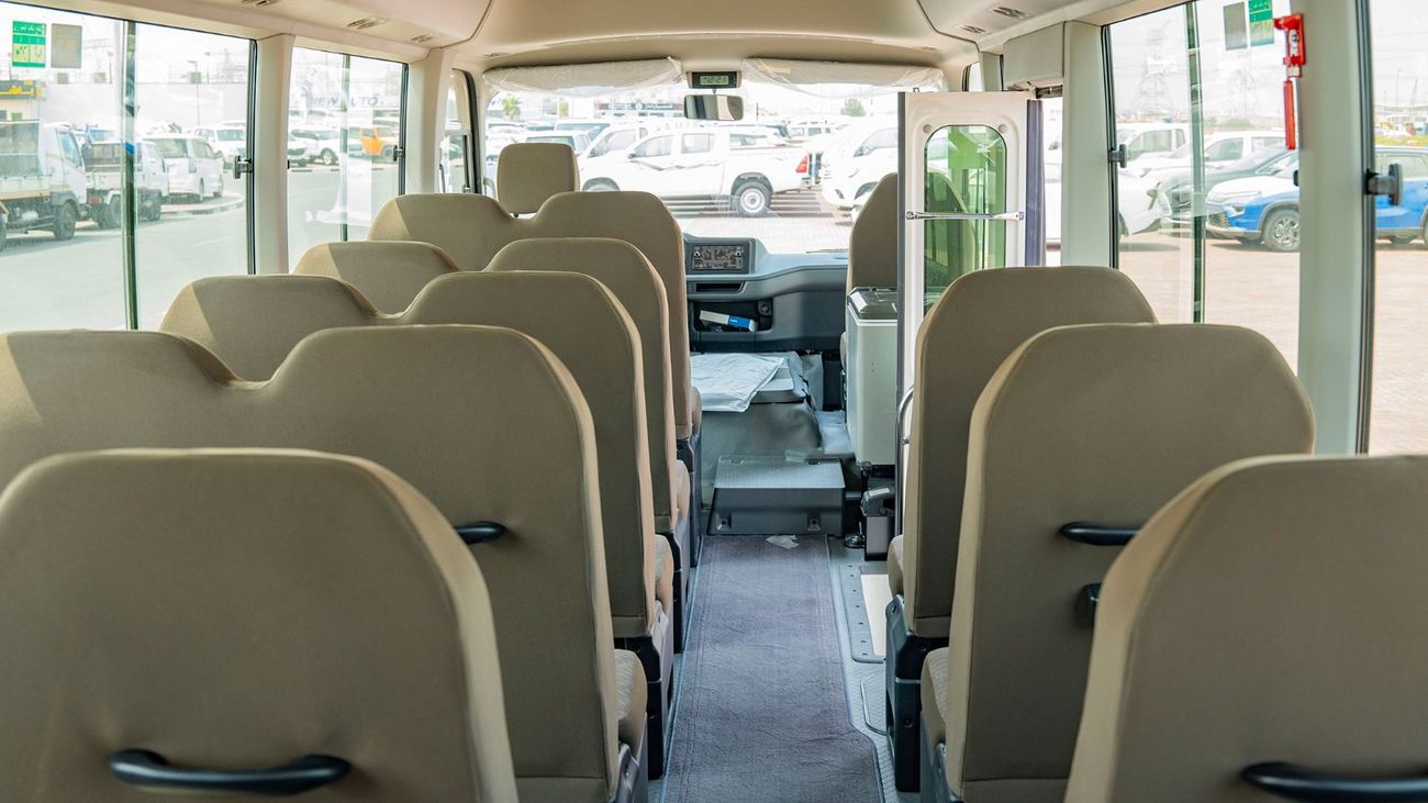 تويوتا كوستر 2026 Toyota Coaster 4.0L Diesel MT 22 seaters Electric doors with Fridge