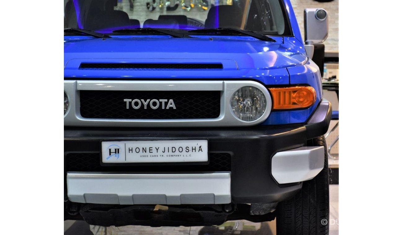 تويوتا إف جي كروزر ORIGINAL PAINT ( صبغ وكاله ) Toyota FJ Cruiser 2008 Model!! in Blue Color! GCC Specs