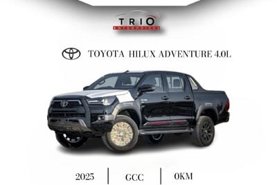 Toyota Hilux 2025 TOYOTA HILUX ADVENTURE 4.0L PETROL V6 FULL OPTION  WITH PUSH START, COOL BOX, DIGITAL CLOCK