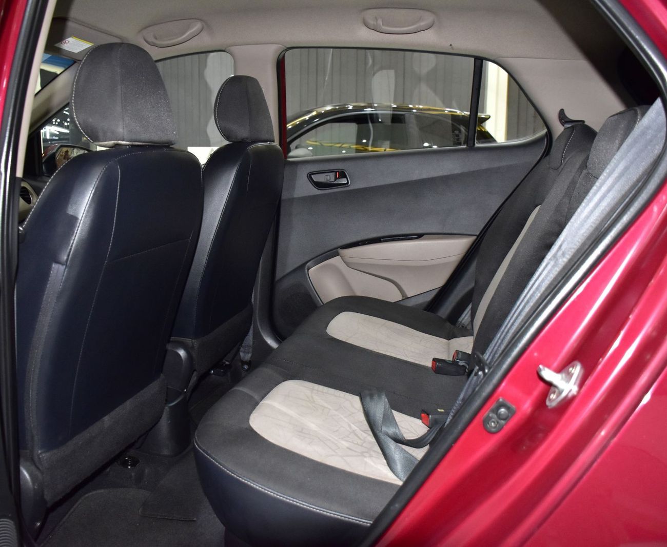 Hyundai Grand i10 EXCELLENT DEAL for our Hyundai Grand i10 ( 2018 Model ) in Red Color GCC Specs