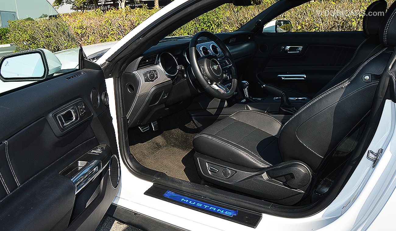 Ford Mustang 2019 Ecoboost, 2.3L V4, GCC, 0km w/ 3Yrs or 100K km WTY + 60K km SERV @ Al Tayer