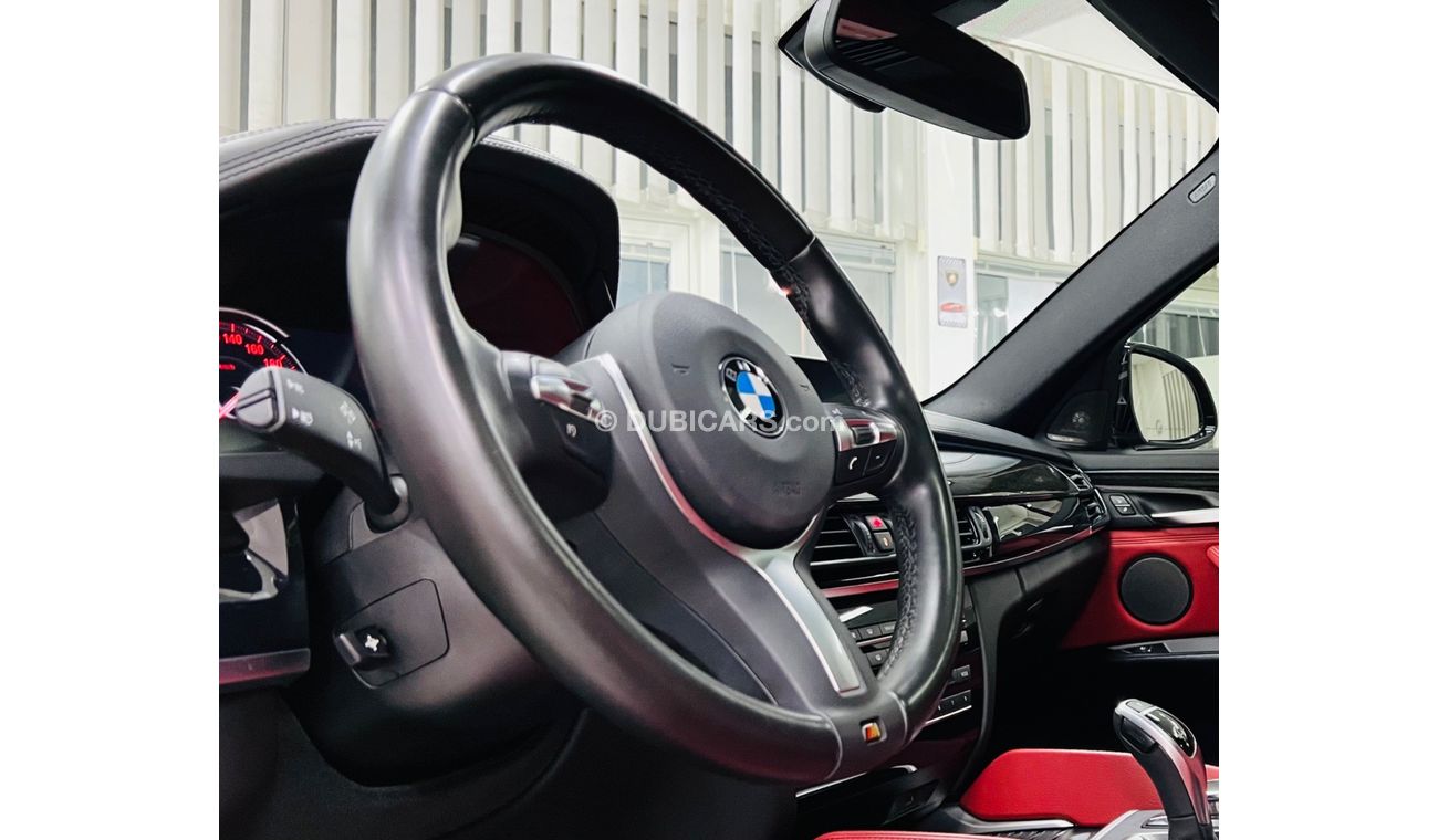 BMW X6 50i M Sport GCC .. FSH .. Perfect Condition .. Original Paint ..