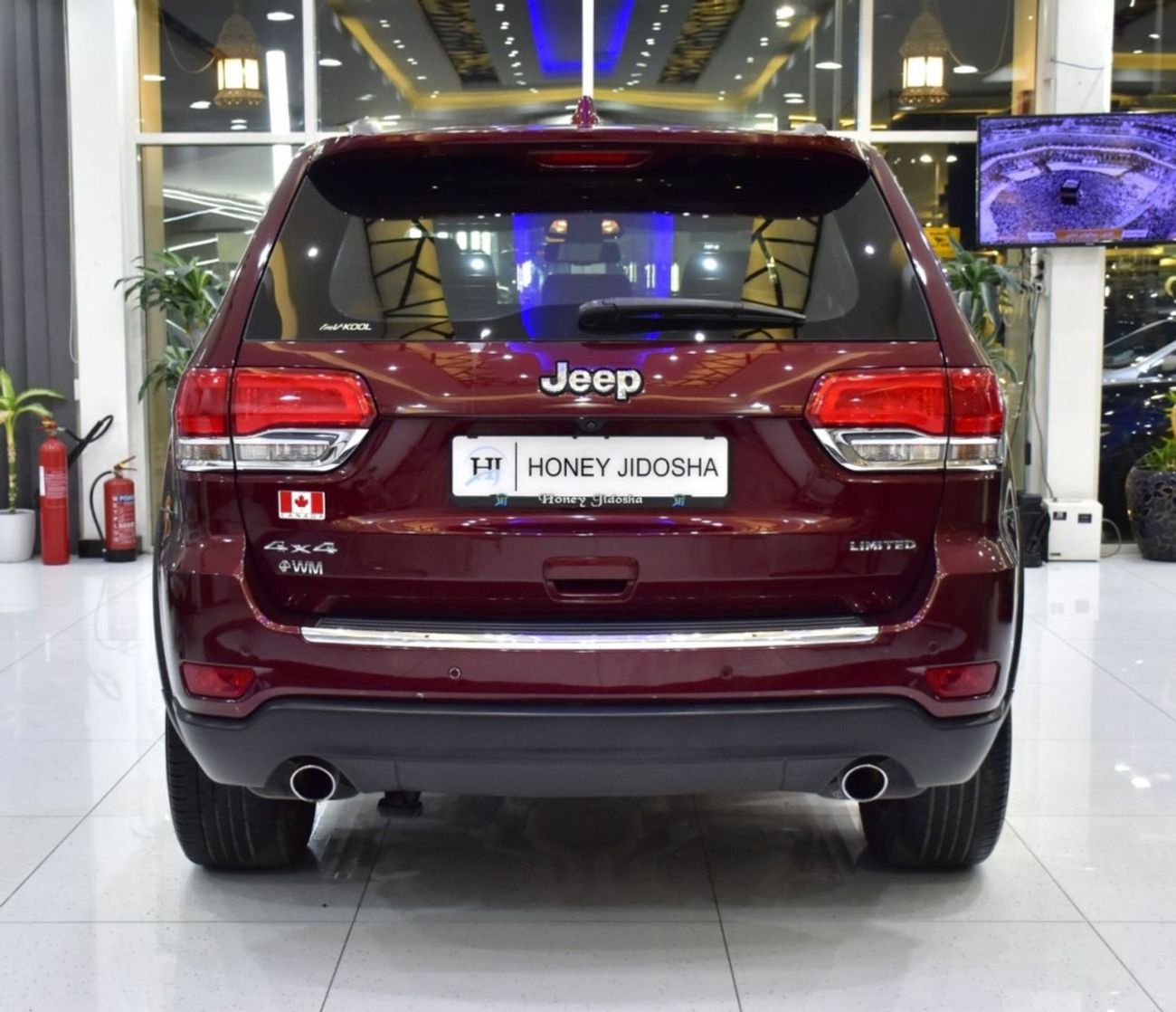 Jeep Grand Cherokee EXCELLENT DEAL for our Jeep Grand Cherokee Limited 4x4 ( 2016 Model ) in Red Color GCC Specs