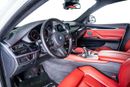 BMW X6 35i M Sport 3.0L X-Drive-MSport-GCC-Pearl White-Premium Red Leather Interior-M Sports Seats