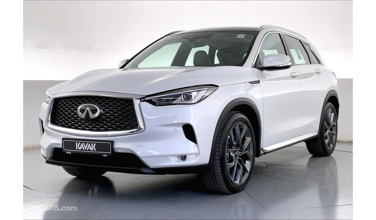 إنفينيتي QX50 Luxe Style | سنة ضمان مجانية | نسبة التمويل 1.99% | خالية من أضرار الفيضانات