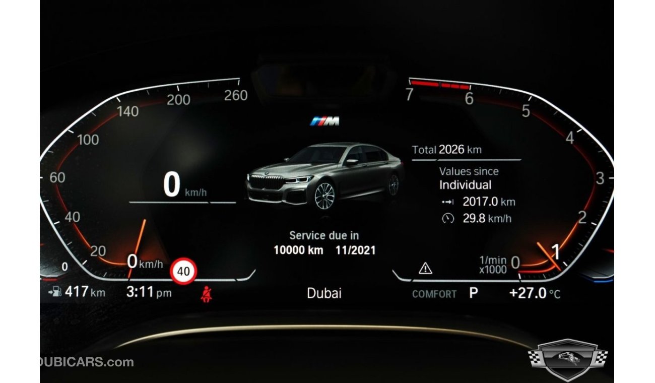 بي أم دبليو 730 BMW 730 LI  2021  "UNDER WARRANTY" GCC