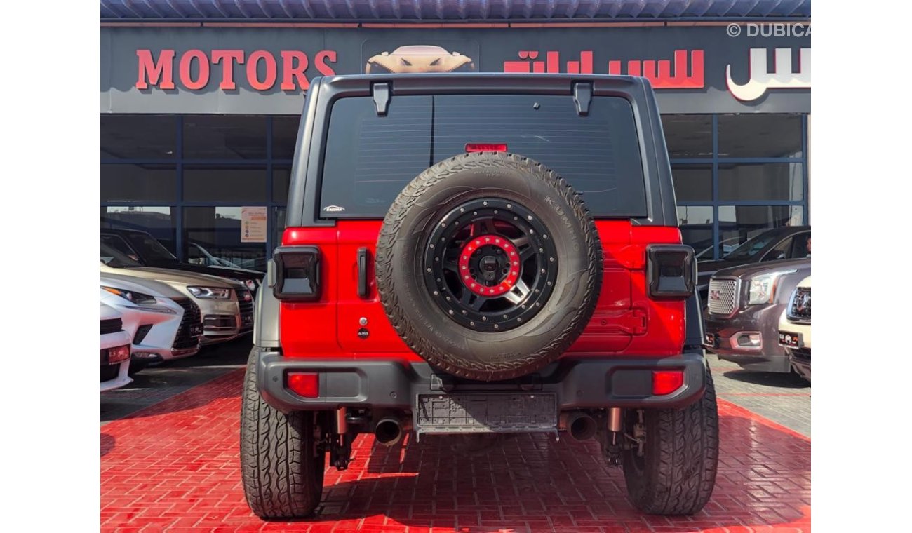 Jeep Wrangler UNLIMITED LIFTED GCC 2018 FSH LOW MILEAGE WITH AGENCY WARRANTY IN MINT CONDITION