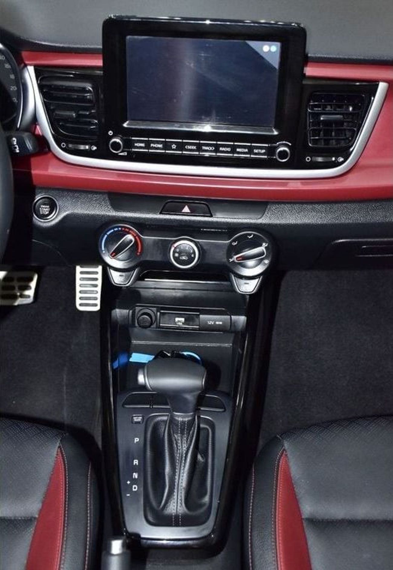 Kia Rio EXCELLENT DEAL for our KIA Rio 1.6L ( 2021 Model ) in Red Color GCC Specs