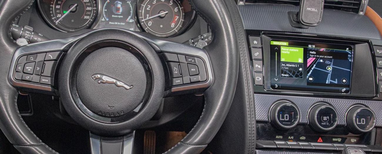 Jaguar F Type R-Dynamic 3.0L (377 HP) Coupe R-Dynamic S/C • 380 BHP V6 • Warranty + Service Contract Available