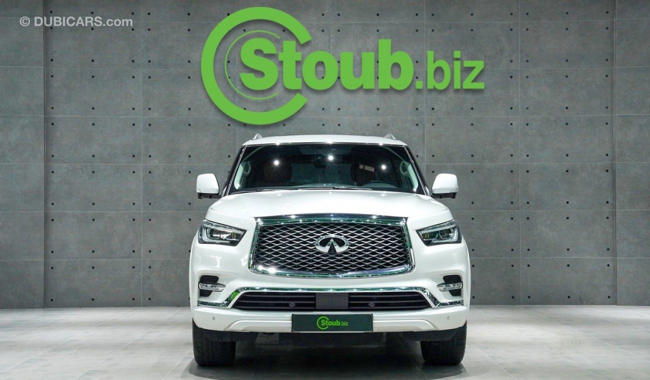 Infiniti QX80 Standard DEALER WARRANTY UNTIL JANUARY 2025 - QX 80 - GCC - SERVICE HISTORY