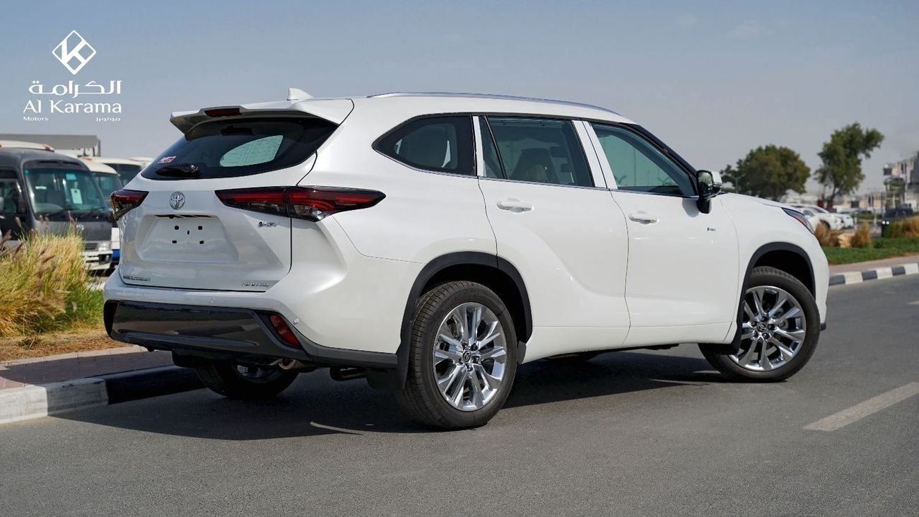 تويوتا هايلاندر ليميتد | محرك هجين 2.5 لتر | دفع رباعي | سيارة رياضية متعددة الاستخدامات كاملة المواصفات مزودة برادا