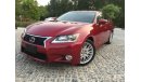 Lexus GS350 Platinum option GCC with warranty till 2018